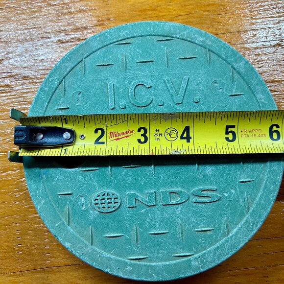 NDS 141806 Cover Green ICV 6-Inch Round Irrigation Valve Cover **USED** - Picture 4 of 4
